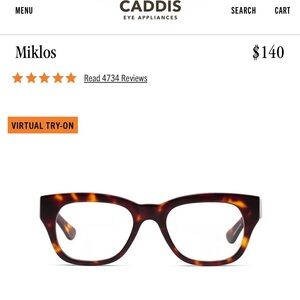 Caddis Miklos Tortoise blue light glasses